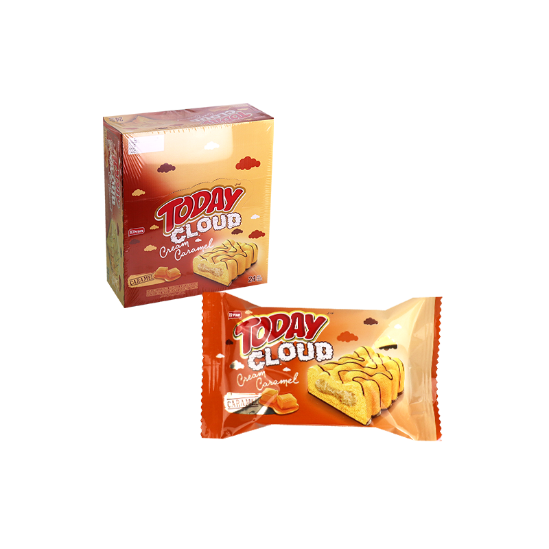 كيك محشي ومغطى كراميل توداي 24 قطعة