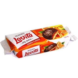 Jelly Cookies Orange Flavor Lovita Rochen 135g