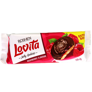 Jelly Cookies Flavored by Lovita Roshen Berries 135g