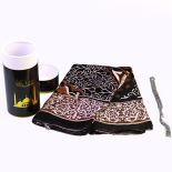 Prayer rug box with rosary