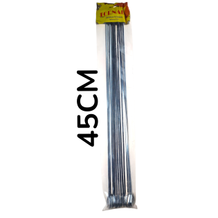 Square Grill Skewer 45 cm Thick 12 Pieces