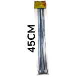 Square Grill Skewer 45 cm Thick 12 Pieces