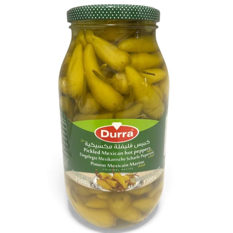 Pickled Mexican Capsicum Durra 2500g