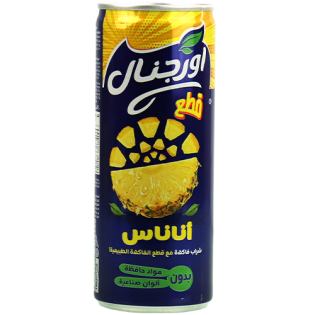 Sap Vruchtenstukken Ananas Original 240ml