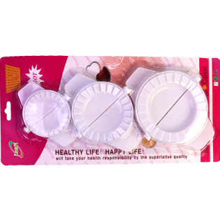 Three-layer round samosa mold