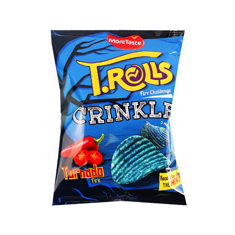 Chips T.Rolls Crinkel Tornado 40Gr