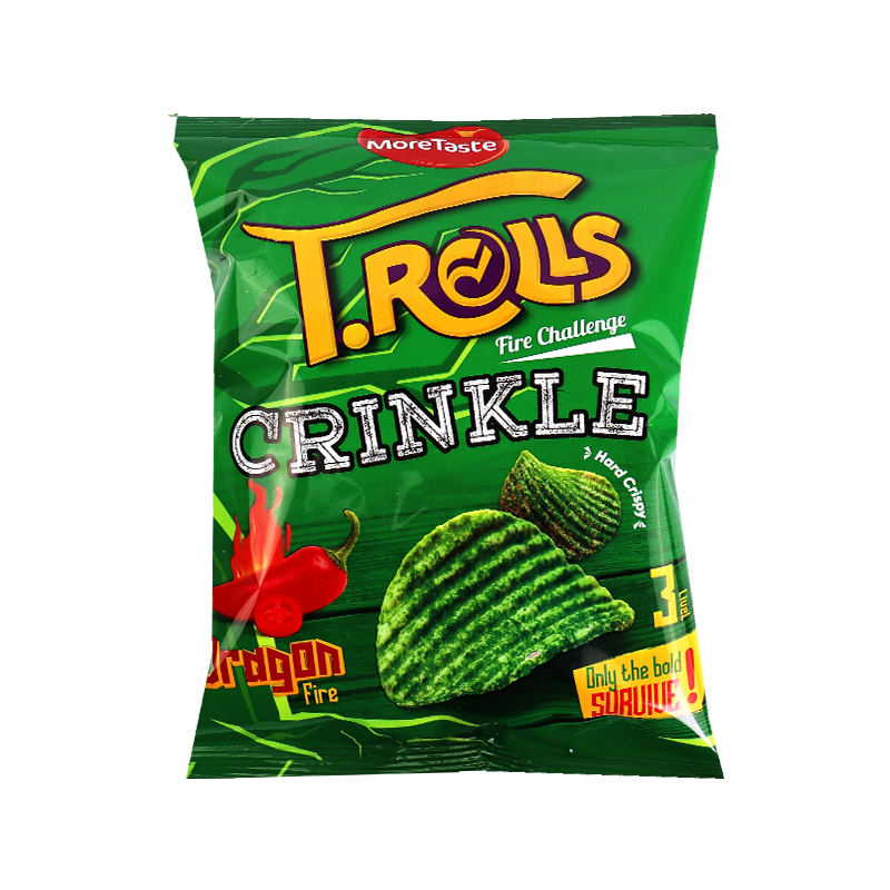 Chips T.Rolls Crinkel Dragon 40Gr
