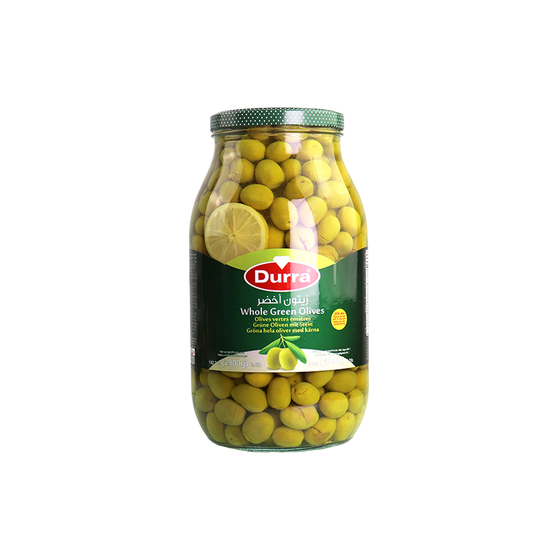 Whoie green olives Durra2900g