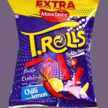 Chips T-Rolls Hot limon 113g
