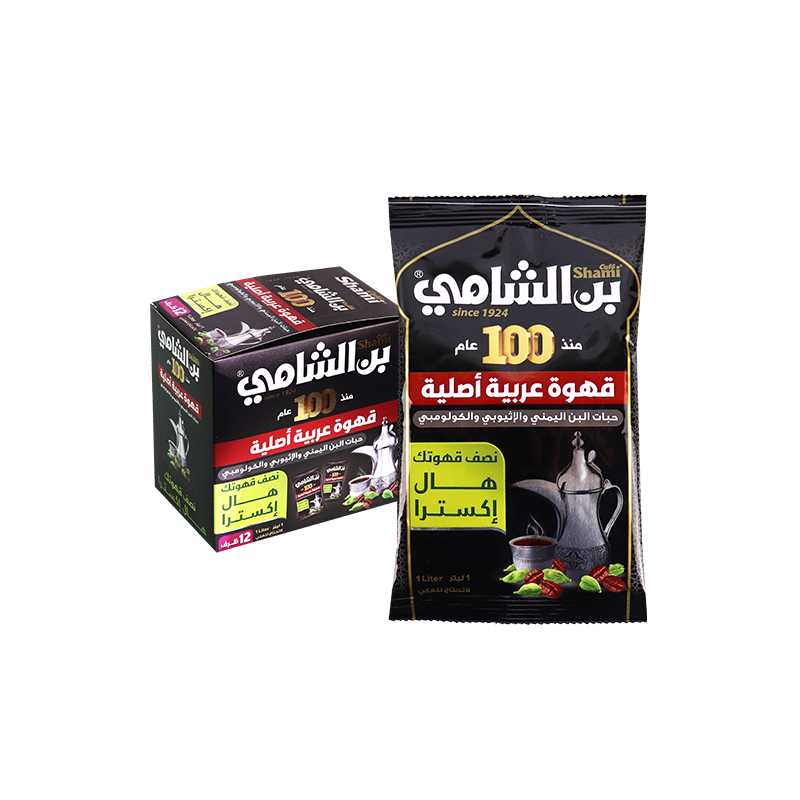 قهوة عربية  اصيلة الشامي 12 ظرف 25غ