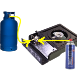 غاز سفري مع مدخل جرة غاز  DUAL-PURPOSE *6  BDZ-155A