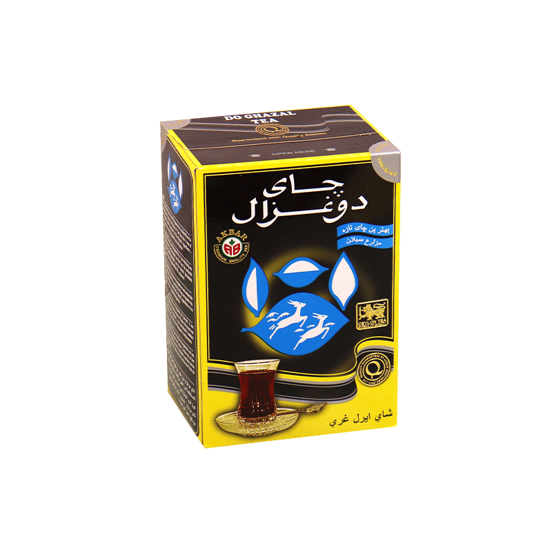 شاي سيلاني دو غزال ايرل غراي اسود 500غ