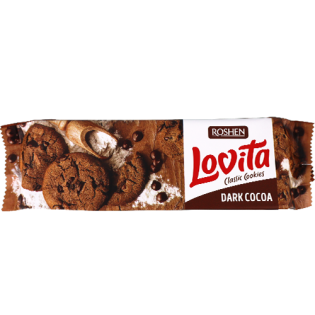Lovita Double Cocoa Roshin Cookies 150g