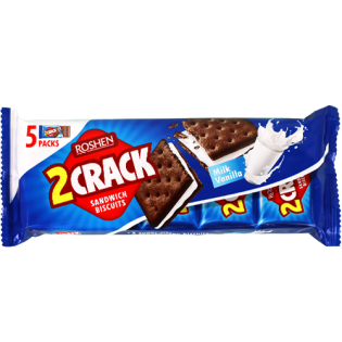 Roshins Milk & Vanilla Sandwich Biscuits 190g