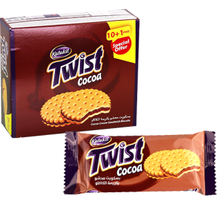 Free Twist cocoa Biscuits 10+1