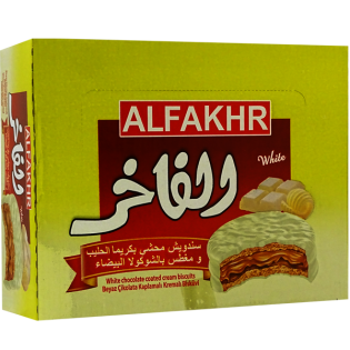 Koekjes Witte Chocola Alfakhr 24st