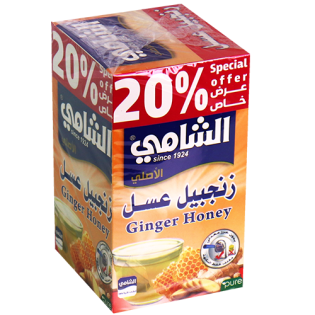 زنجبيل وعسل  الشامي 12ظرف