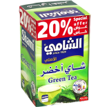 شاي اخضر الشامي 12 ظرف
