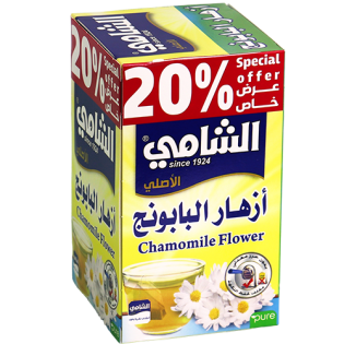 ازهار البابونج الشامي 12 ظرف