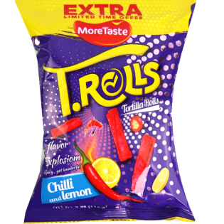 Chips T.Rolls Crinkel Storm 40Gr