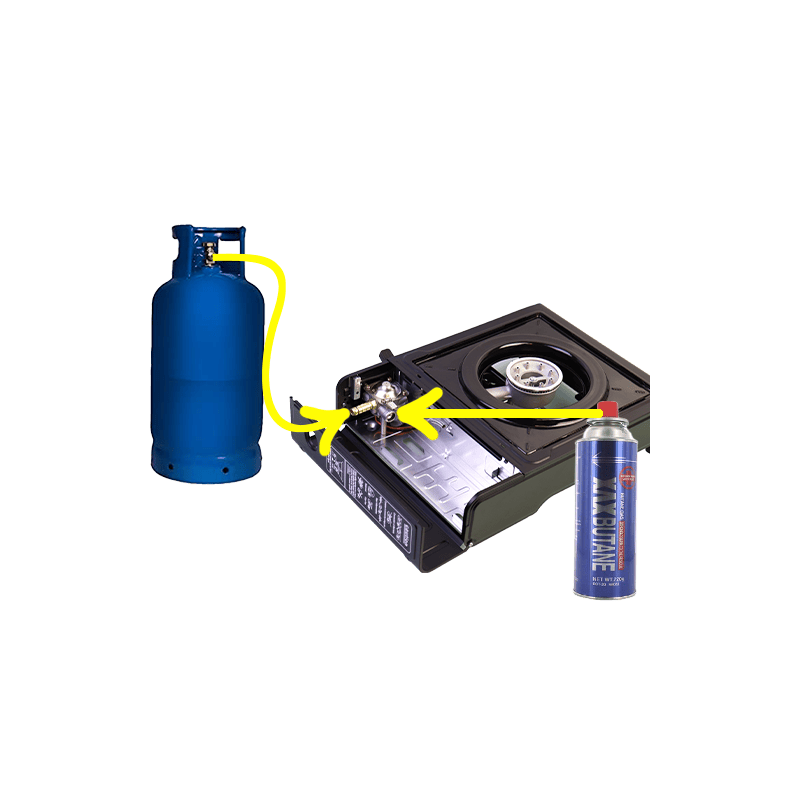 غاز سفري مع مدخل جرة غاز  DUAL-PURPOSE *6  BDZ-155A